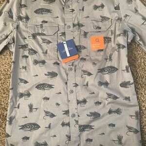 Men’s long sleeve, quick dry size small, outdoor fishing shirt